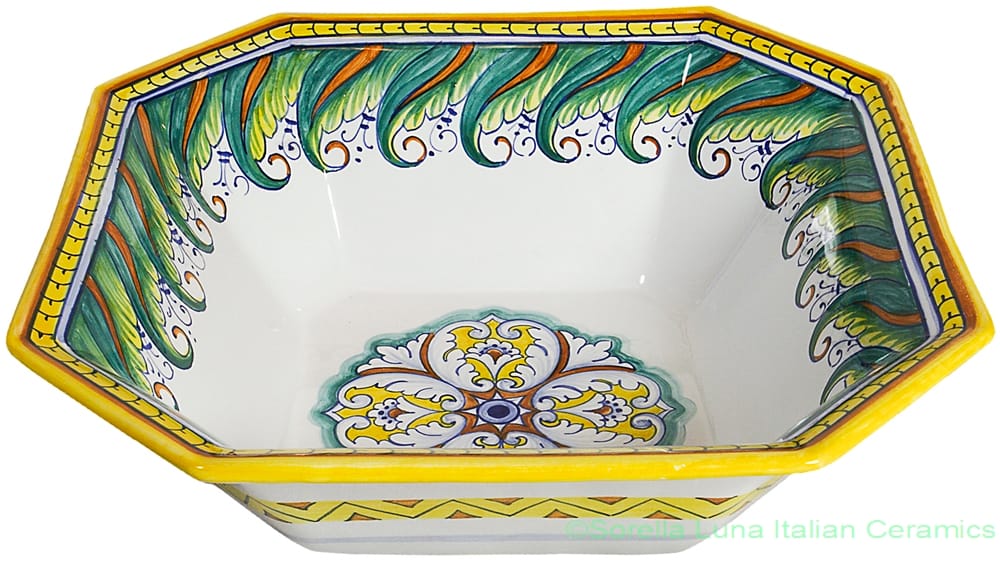 Deruta Eight-Sided Bowl - Tavalo