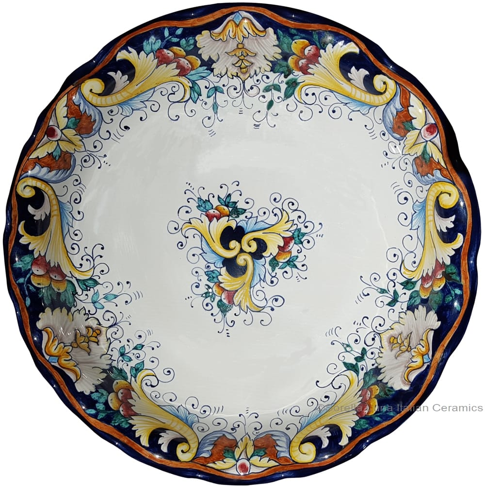 Italian Serving Bowl - Riviera Scalloped 30cm