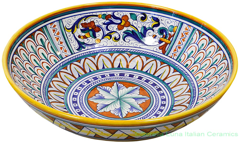 Deruta Serving Bowl - Vario - Ricco Deruta