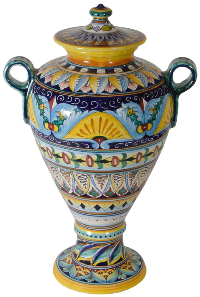 Italian Ceramic Centerpiece Urn - CEO