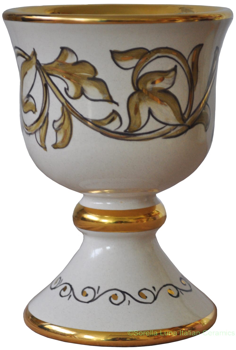 Wine Chalice/Goblet - Girali Verdi Oro