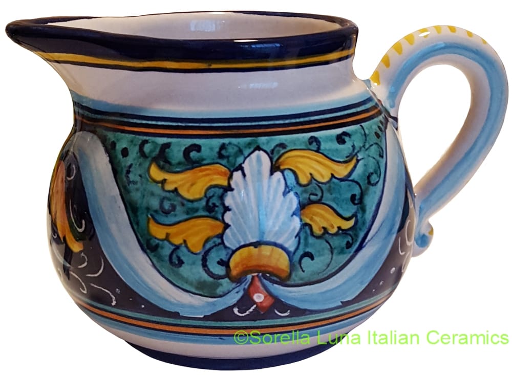 Deruta Italian Ceramic Creamer Ricco Vario