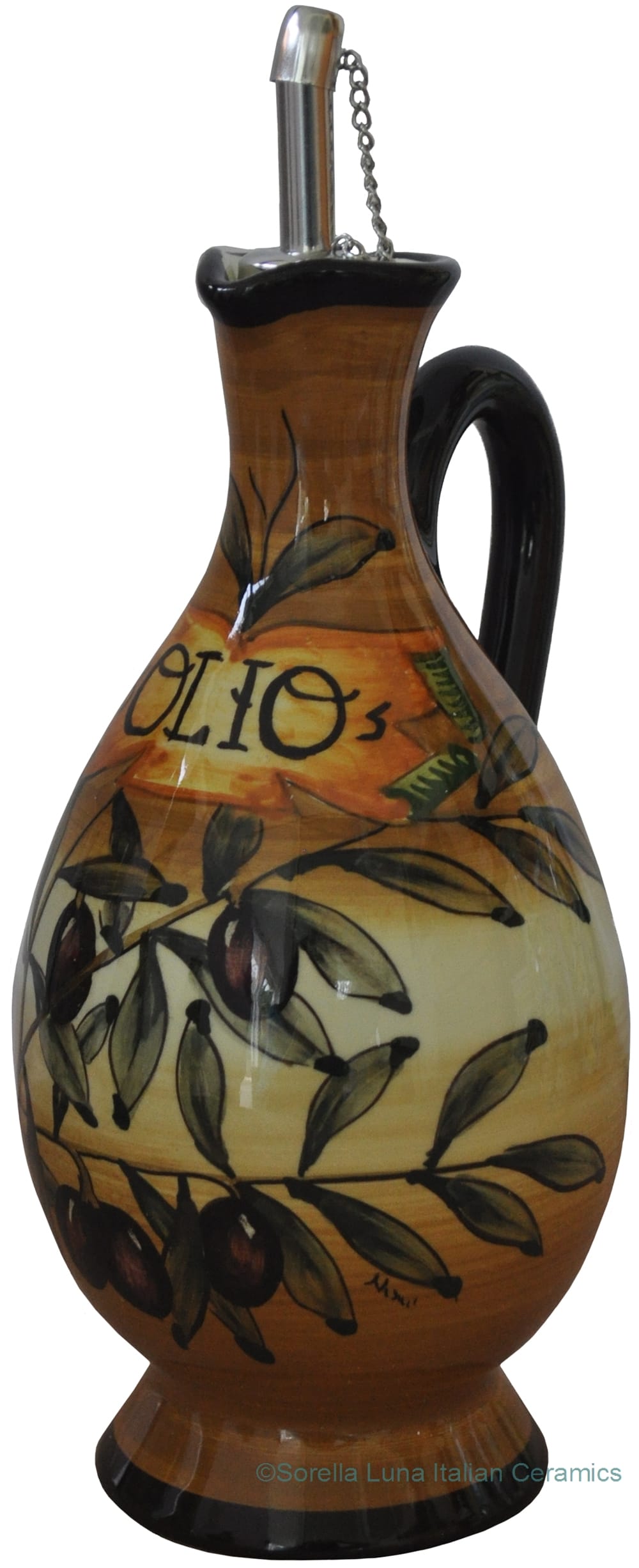 Olive Oil Dispenser - Tuscan Brown Olive