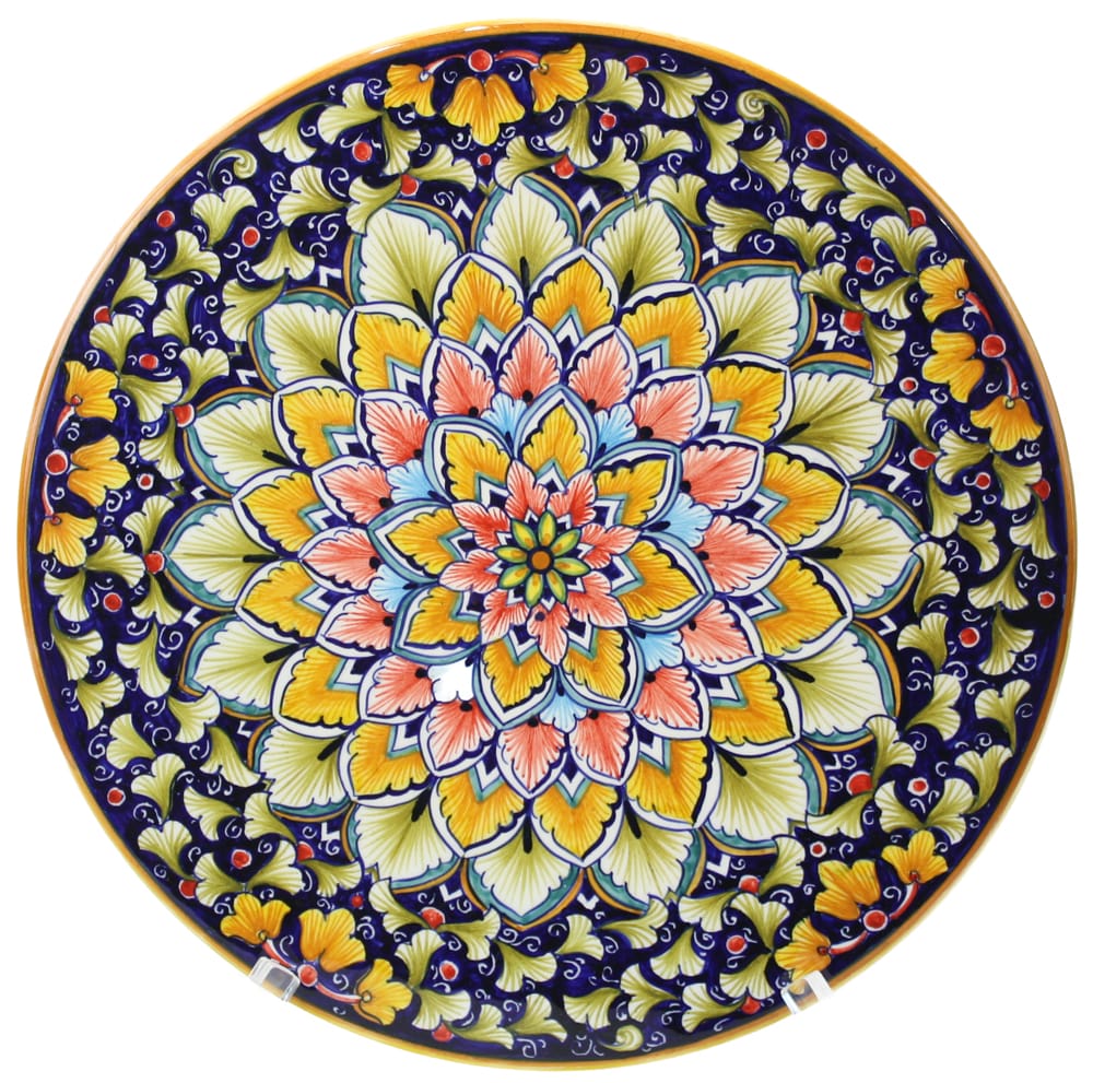 Deruta Italian Ceramic Cheese Plate