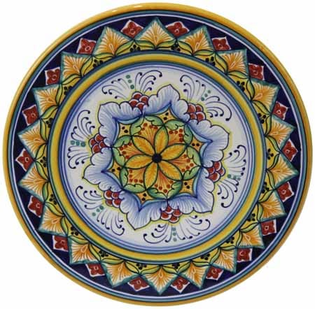 Deruta Italian Ceramic Cheese Plate