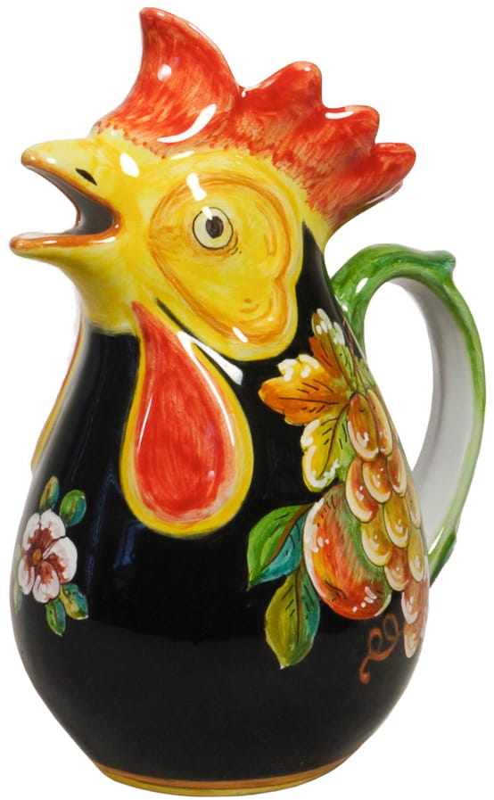 Rooster Pitcher - Frutta Fonda Nero