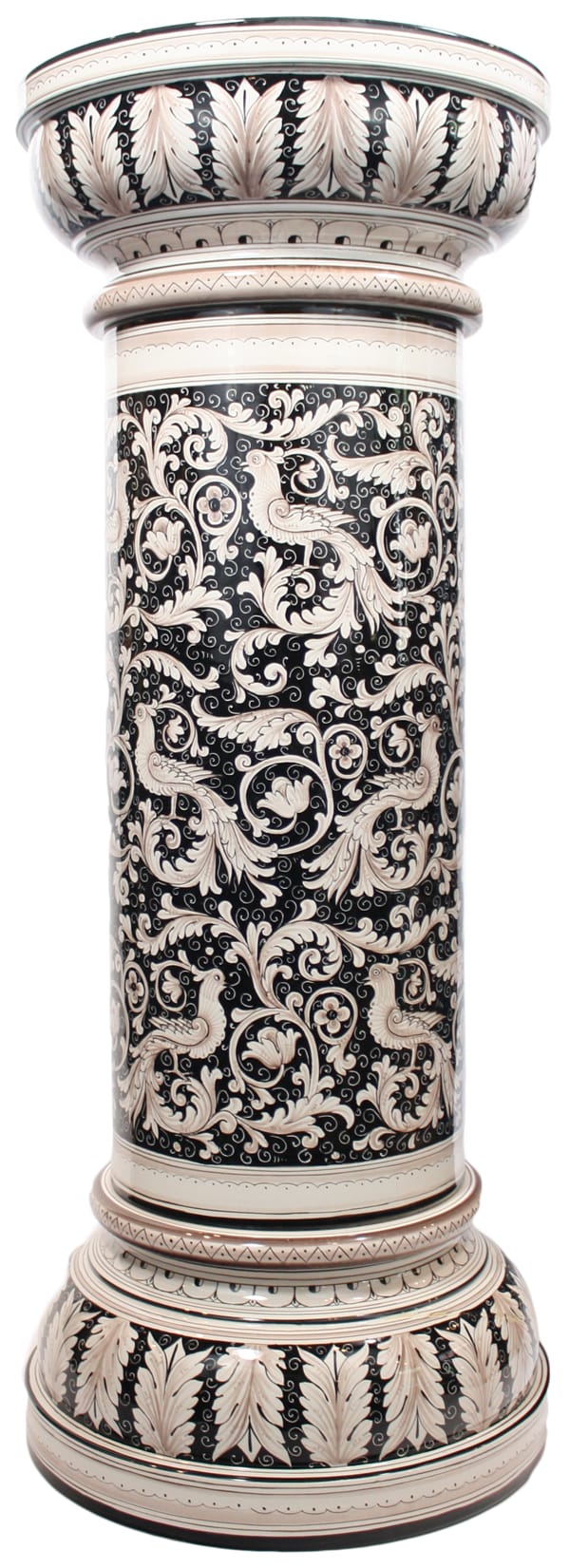 Italian Ceramic Floor Column