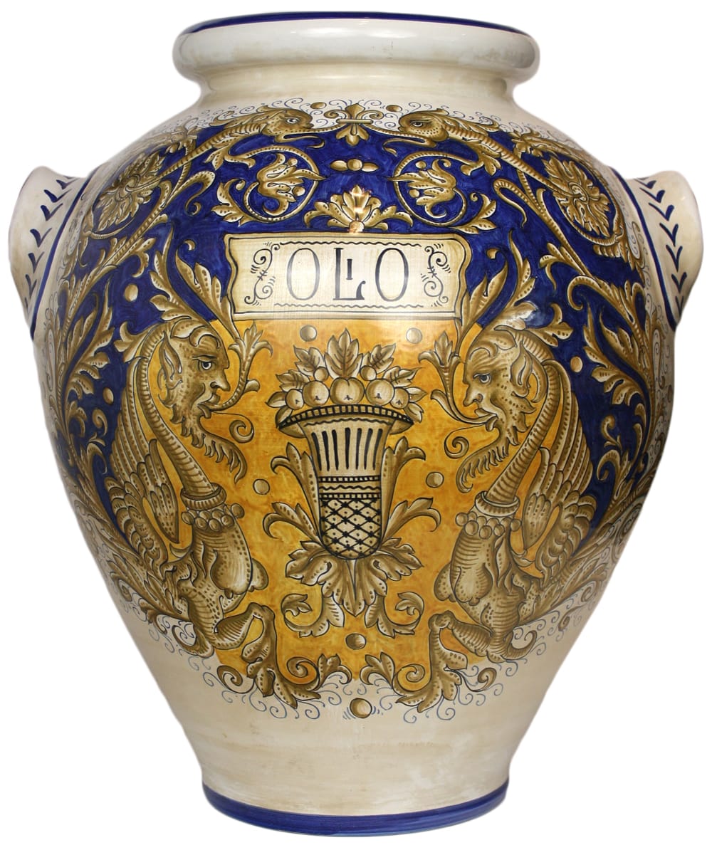 Italian Ceramic Floor Vase - OLIO