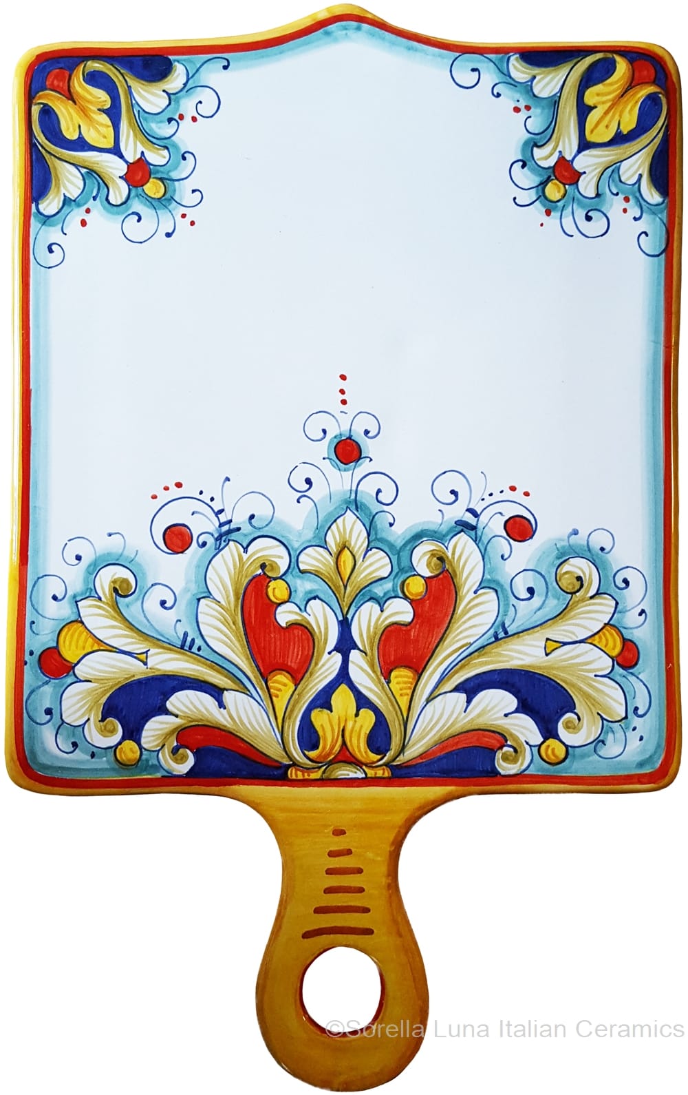 Ceramic Chopping/Cheese Plate - Corallo Style