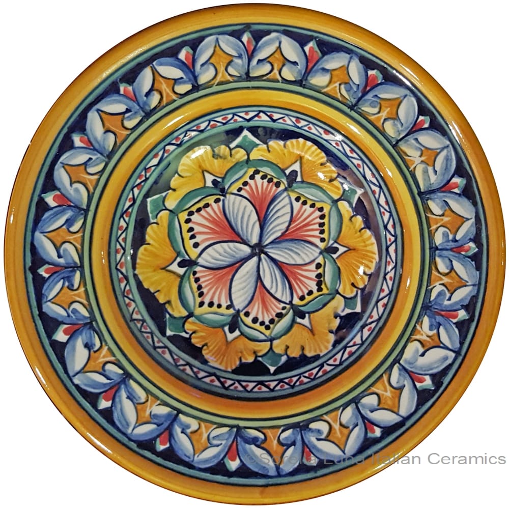 Hanging/Dipping Plate - Blue Flower - 12cm
