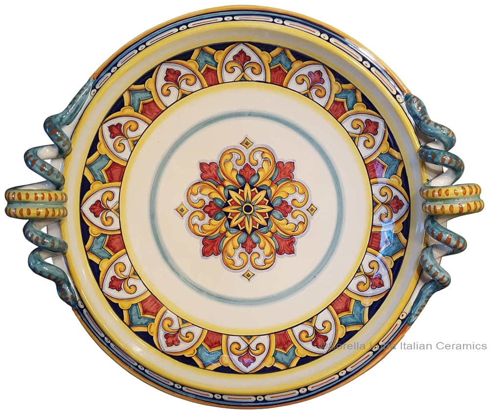 Italian Round Handled Centerpiece - Susana