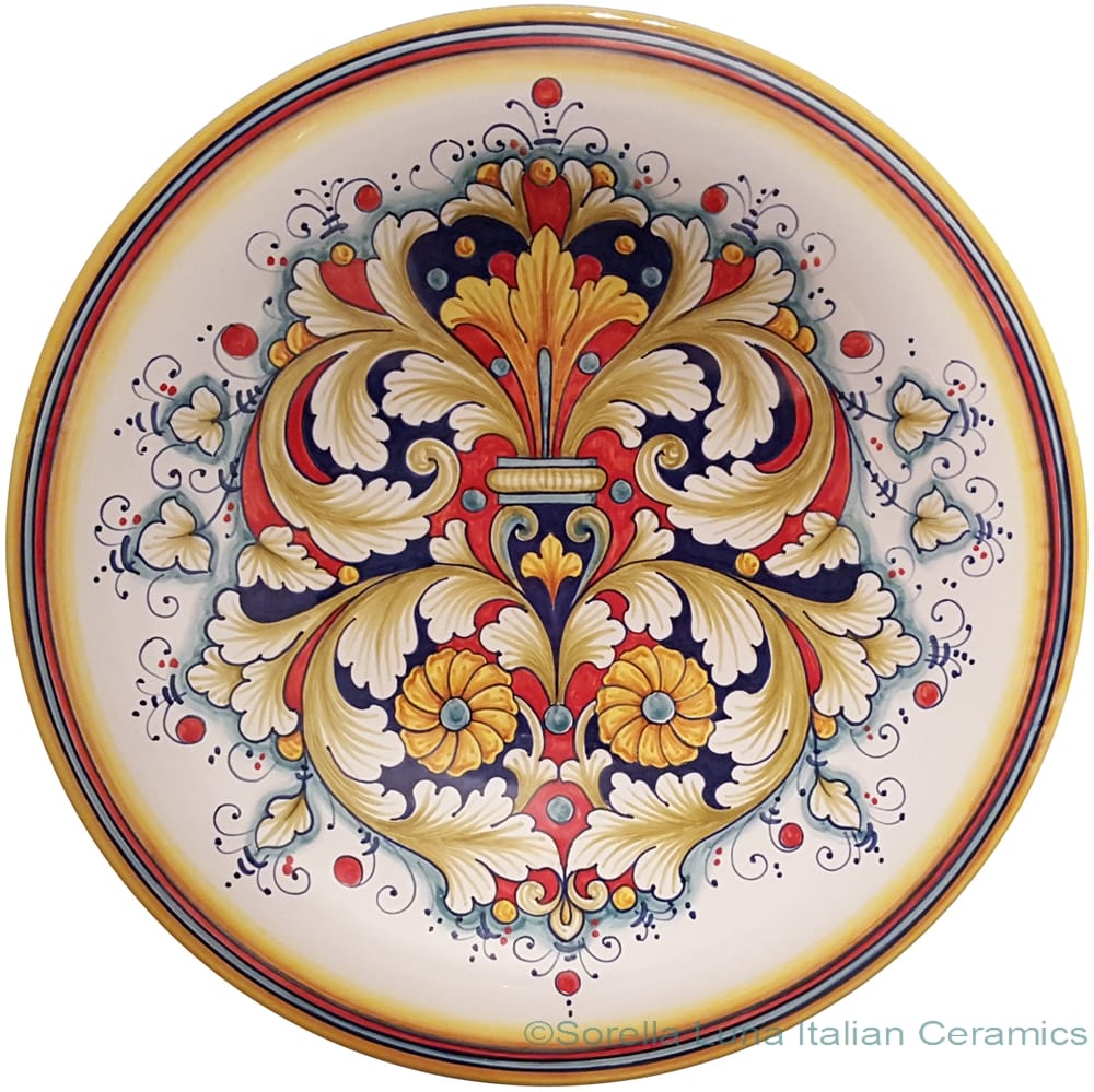 Italian Wall Plate - Corallo