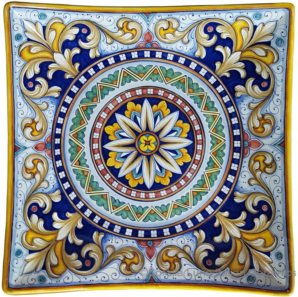 Deruta Elegant Curved Plate - Vario