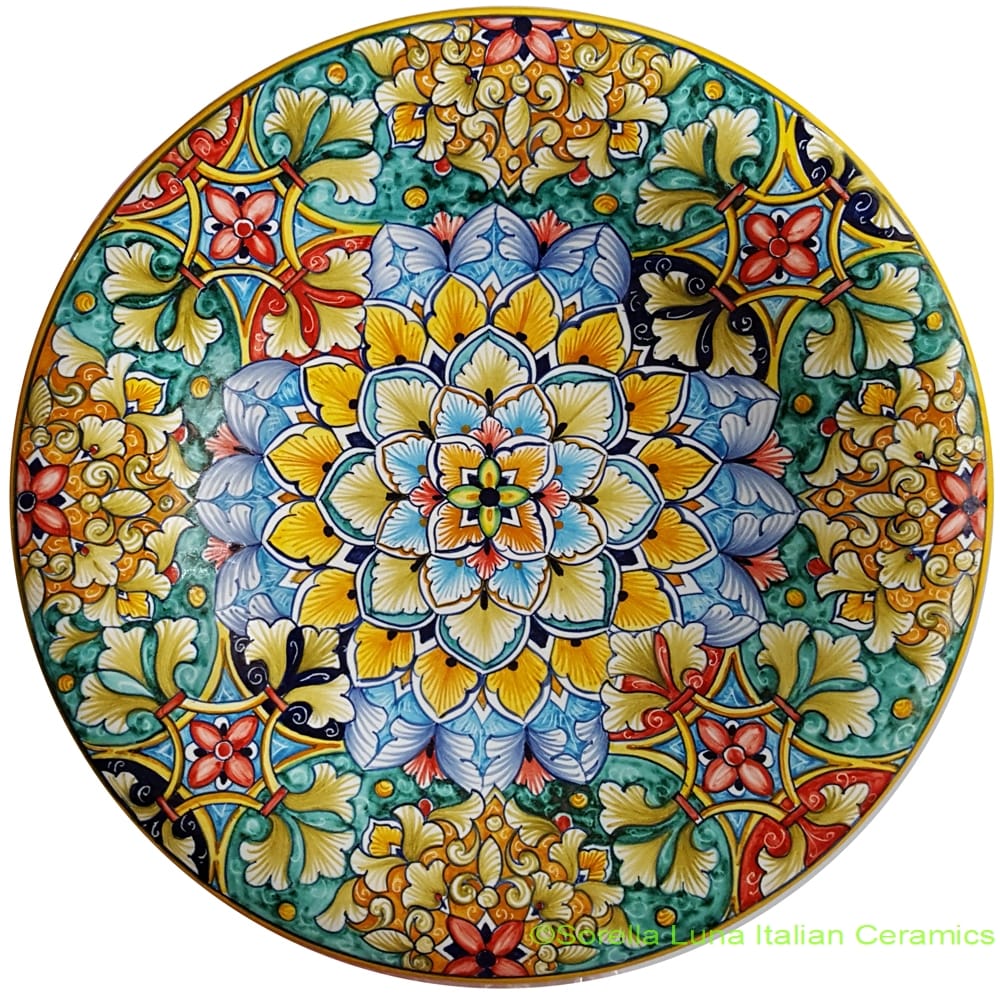 Ceramic Majolica Plate MC 739 30cm
