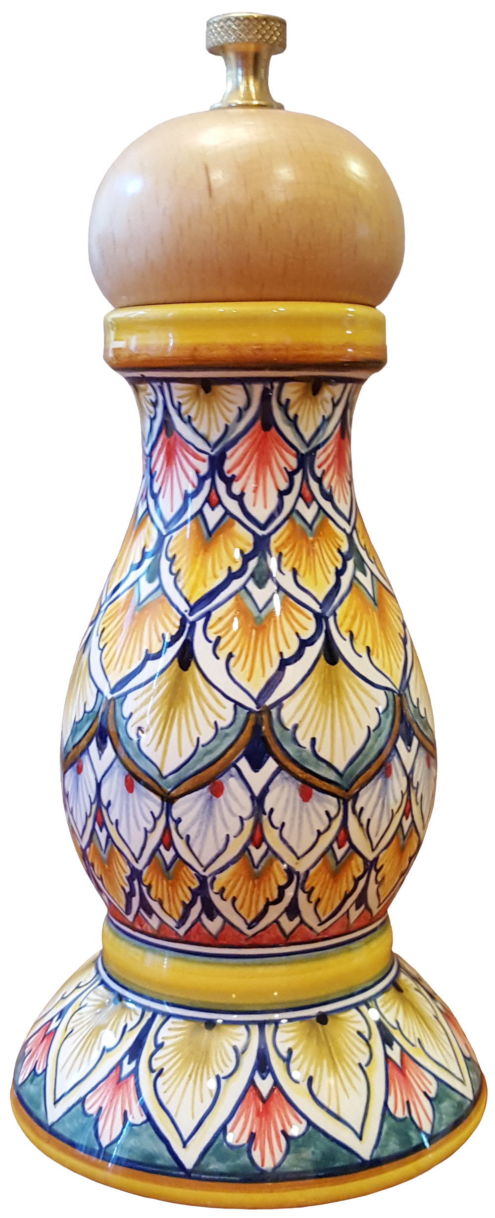 Deruta Italian Ceramic Pepper Grinder - Vario