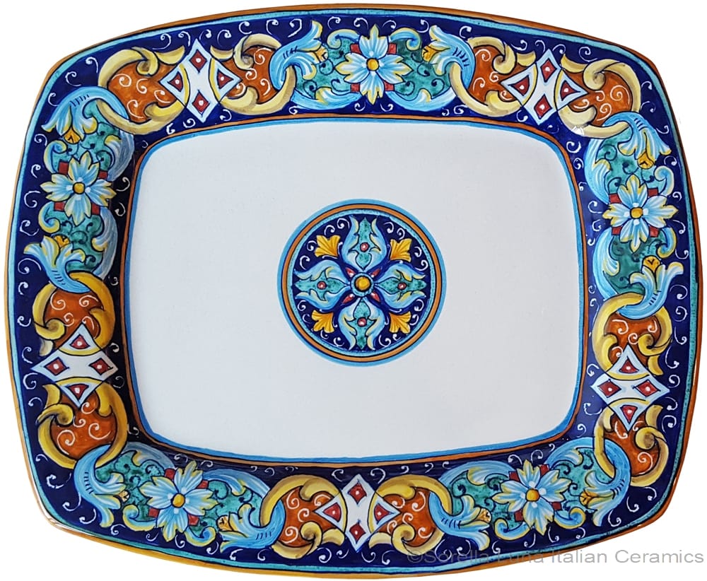 Italian Curved Rectangular Platter - Ricco Vario