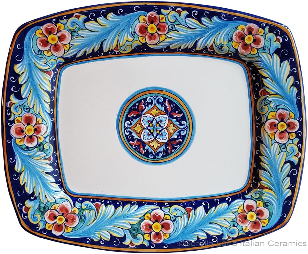 Italian Curved Rectangular Platter - Ricco Vario