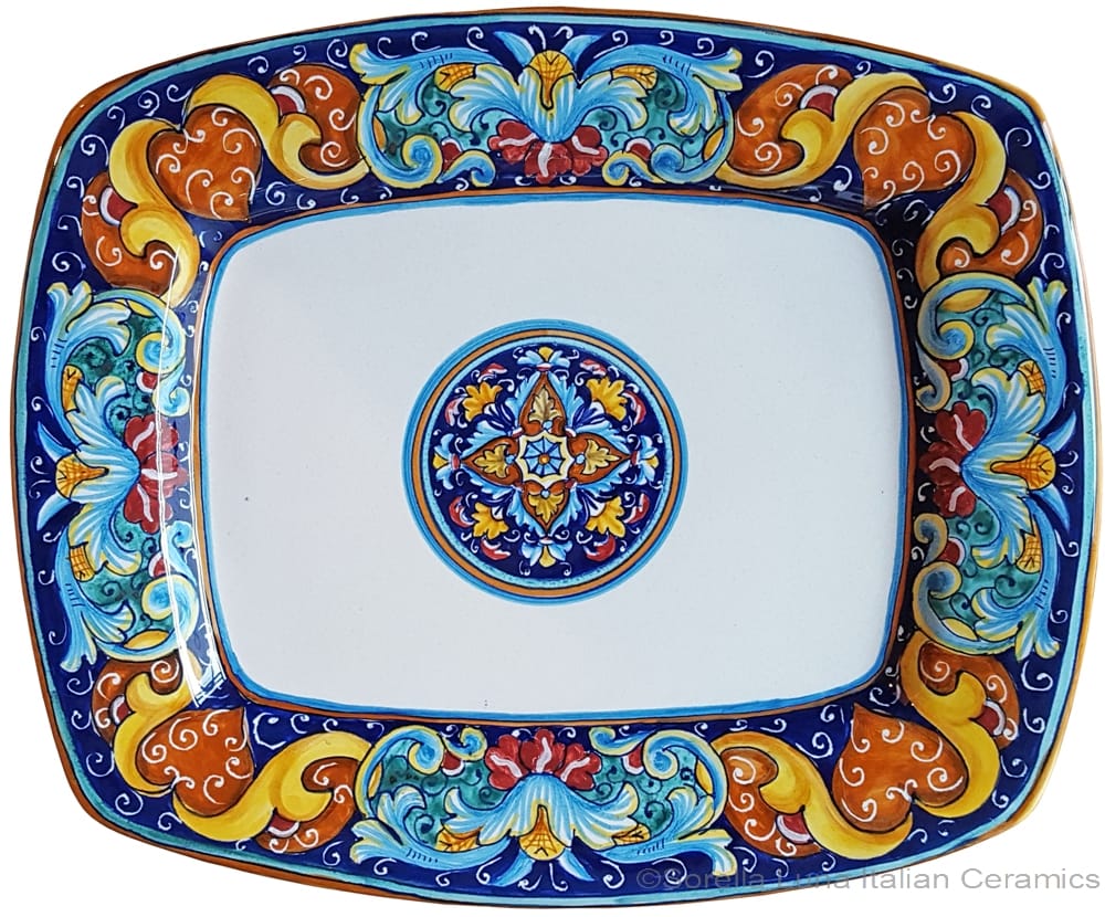Italian Curved Rectangular Platter - Ricco Vario