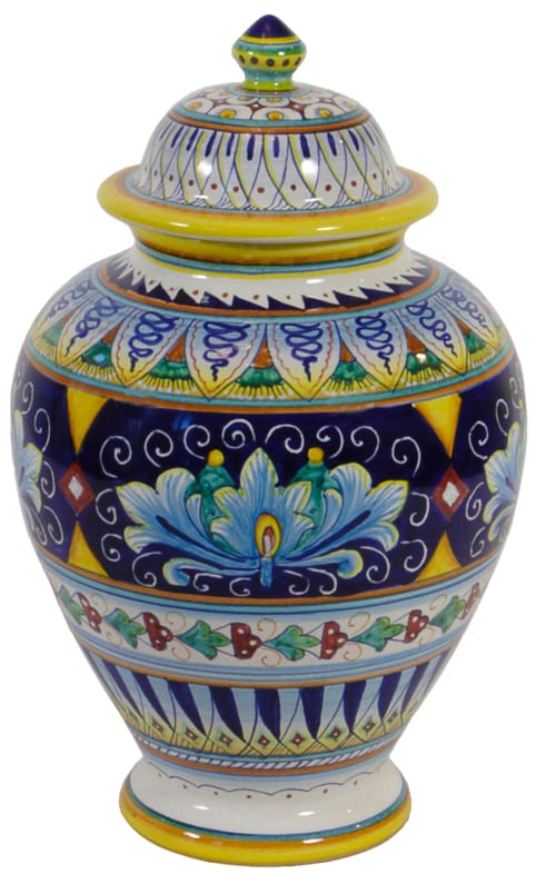 Italian Ceramic Centerpiece Urn - Ricco Vario