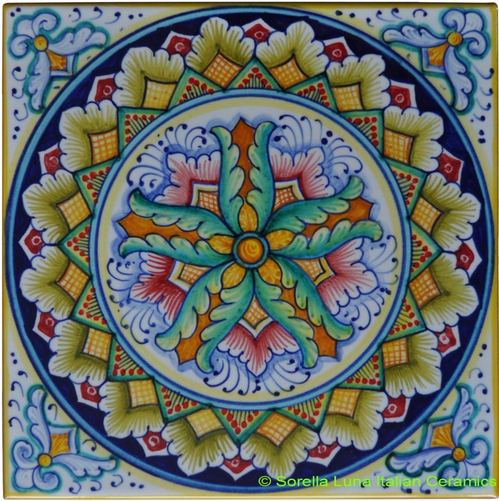 Tile Flower Five Star