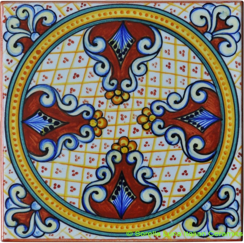 Tile Fountain Red