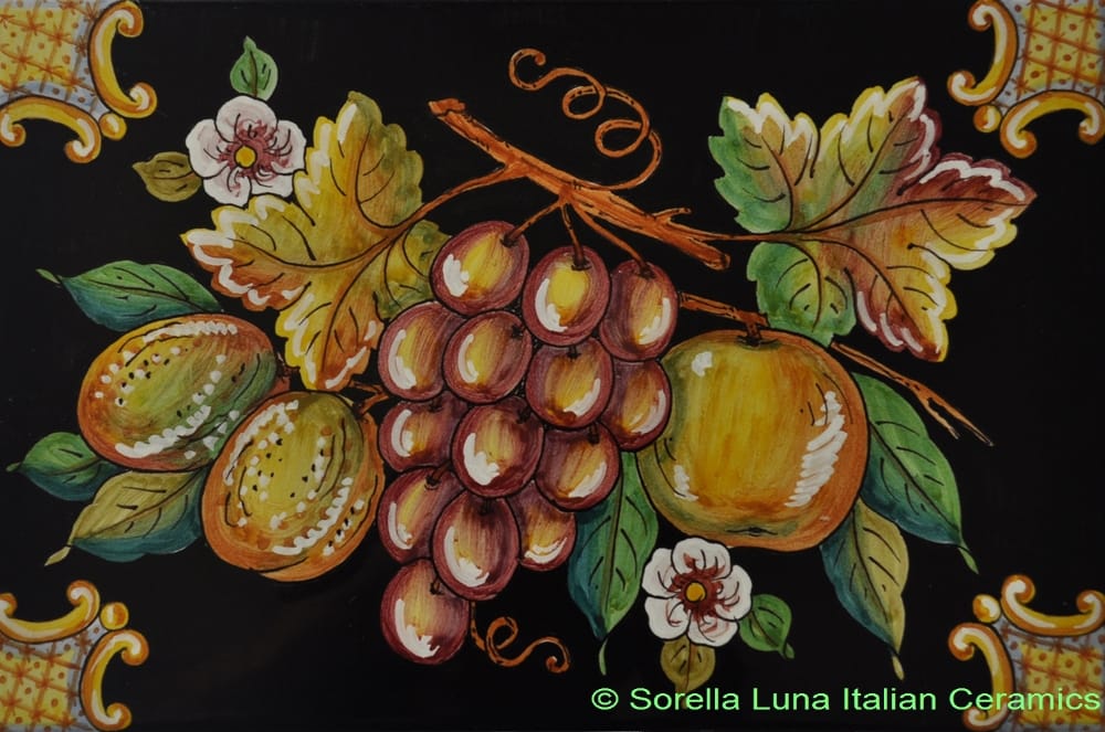 Tile Frutta Nero - Fruit Black