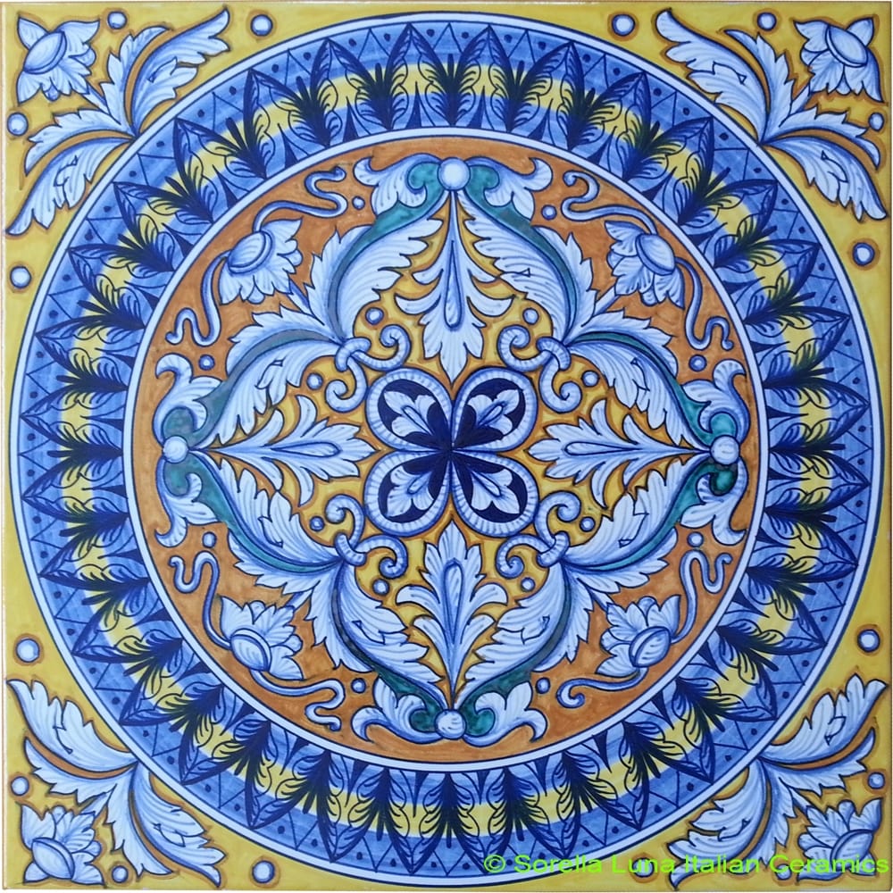 Tile Medieval Acanthus