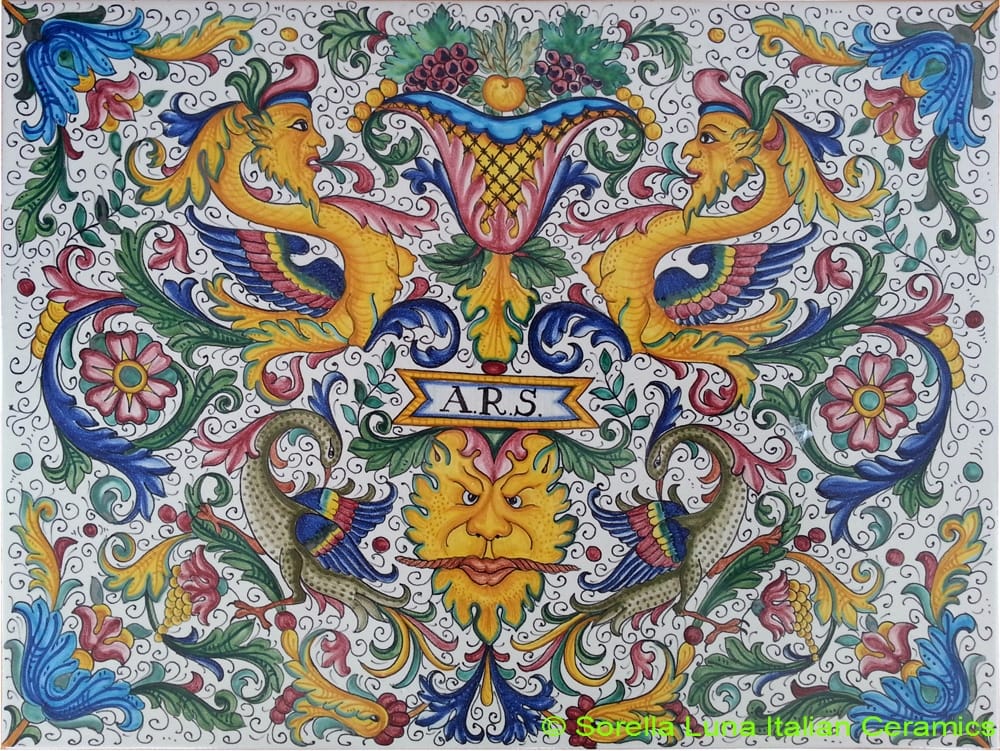 Tile Grottesche Raffaellesco