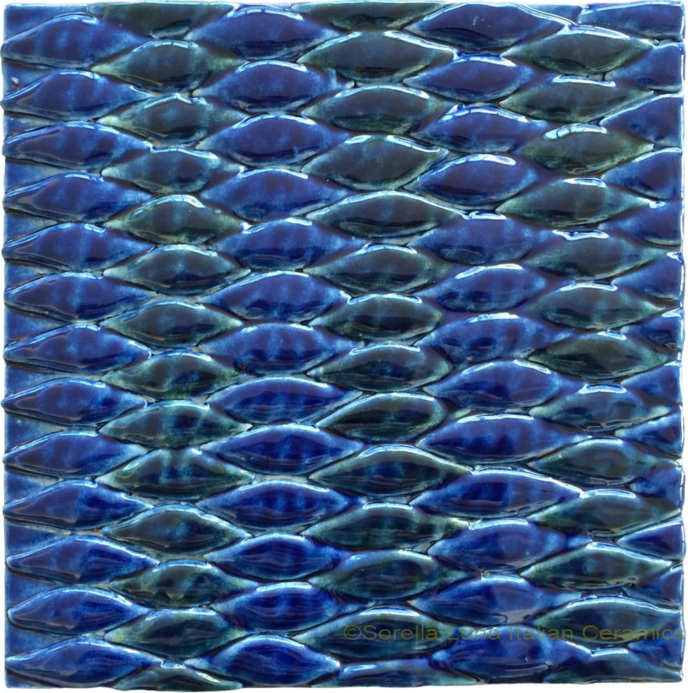 Tile - Blue Rhombus