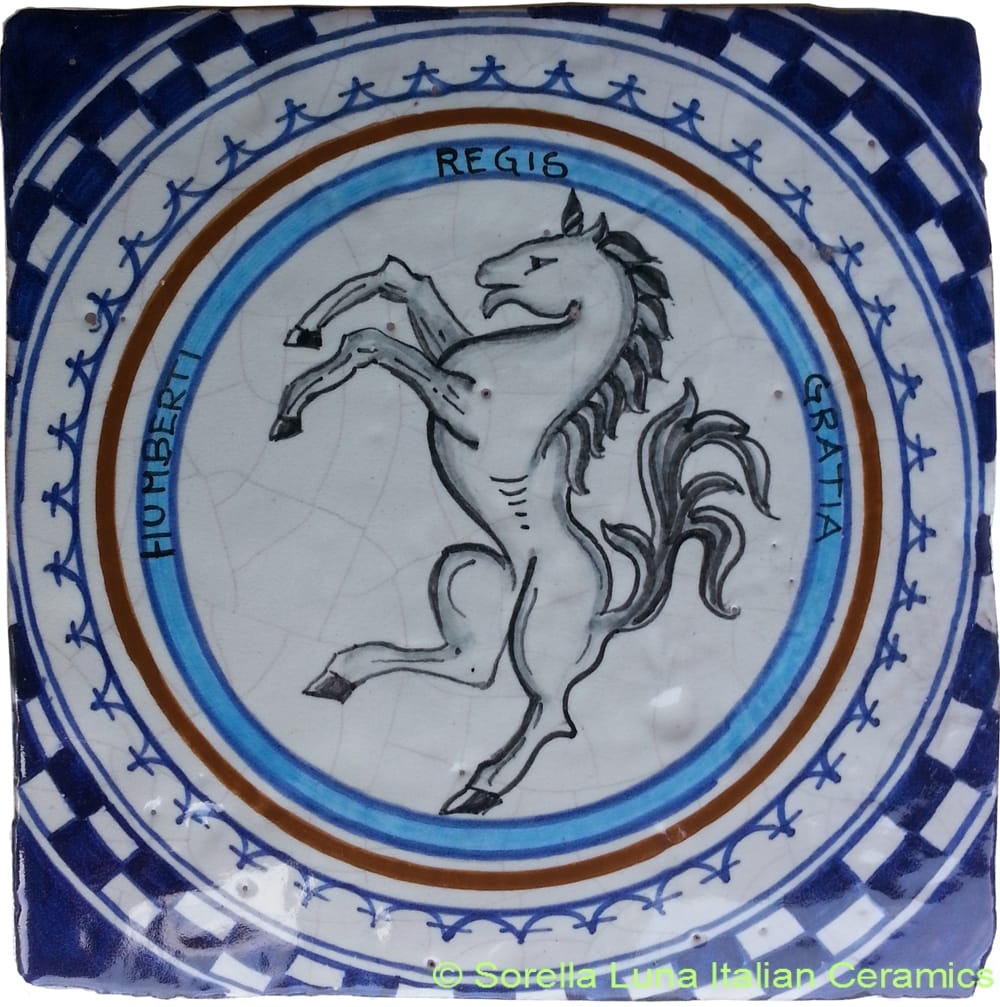 Tile Sienna Unicorn (Leocorno)