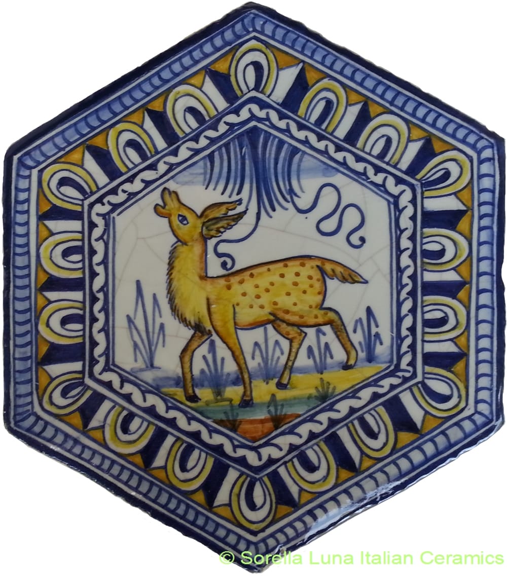 Tile Bologna Hexagonal Animal