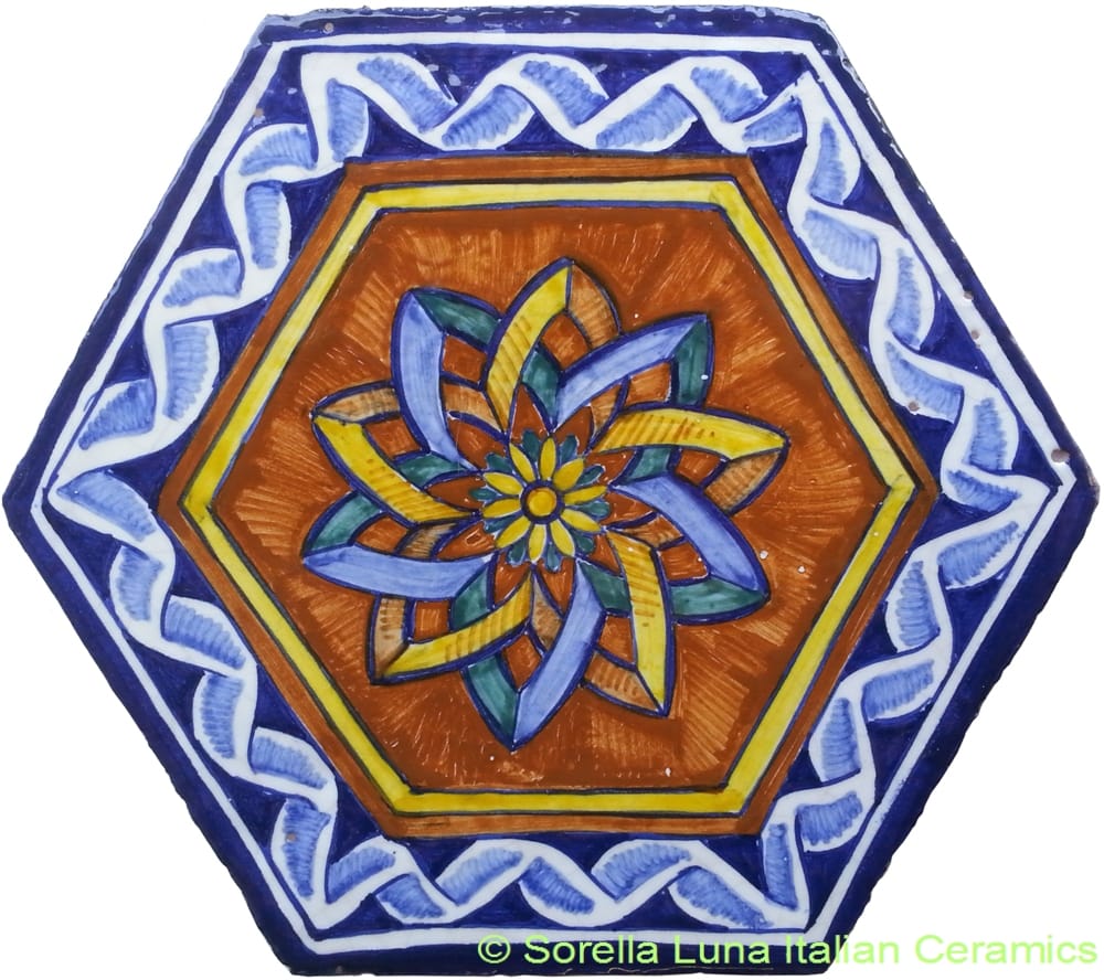 Tile Bologna Hexagonal Geometrico