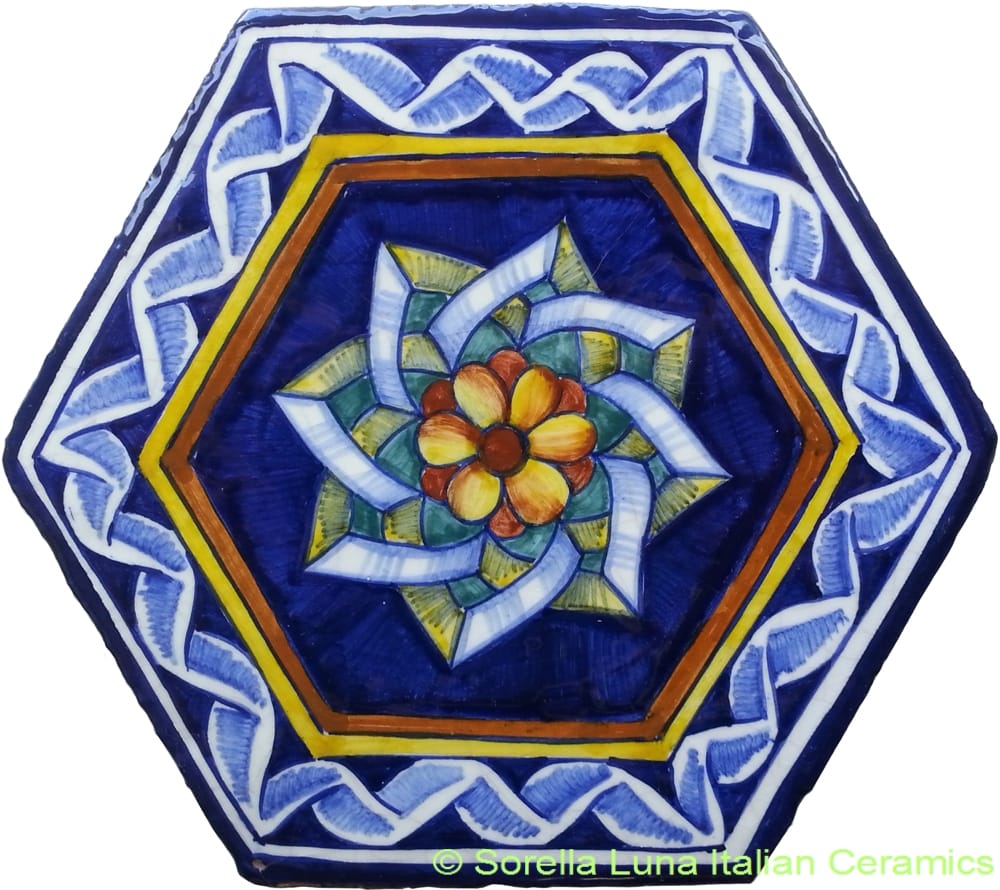 Tile Bologna Hexagonal Geometrico