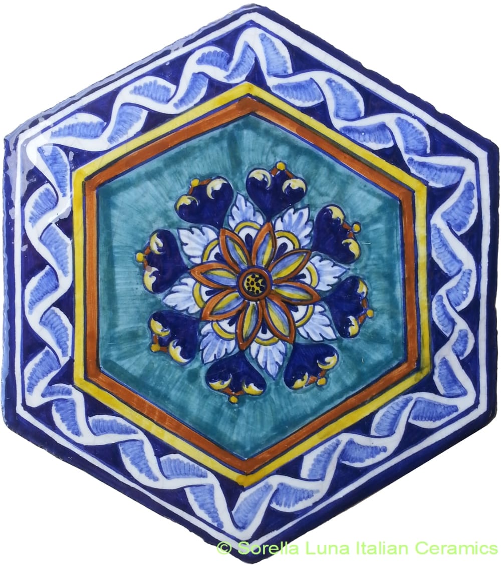 Tile Bologna Hexagonal Geometrico