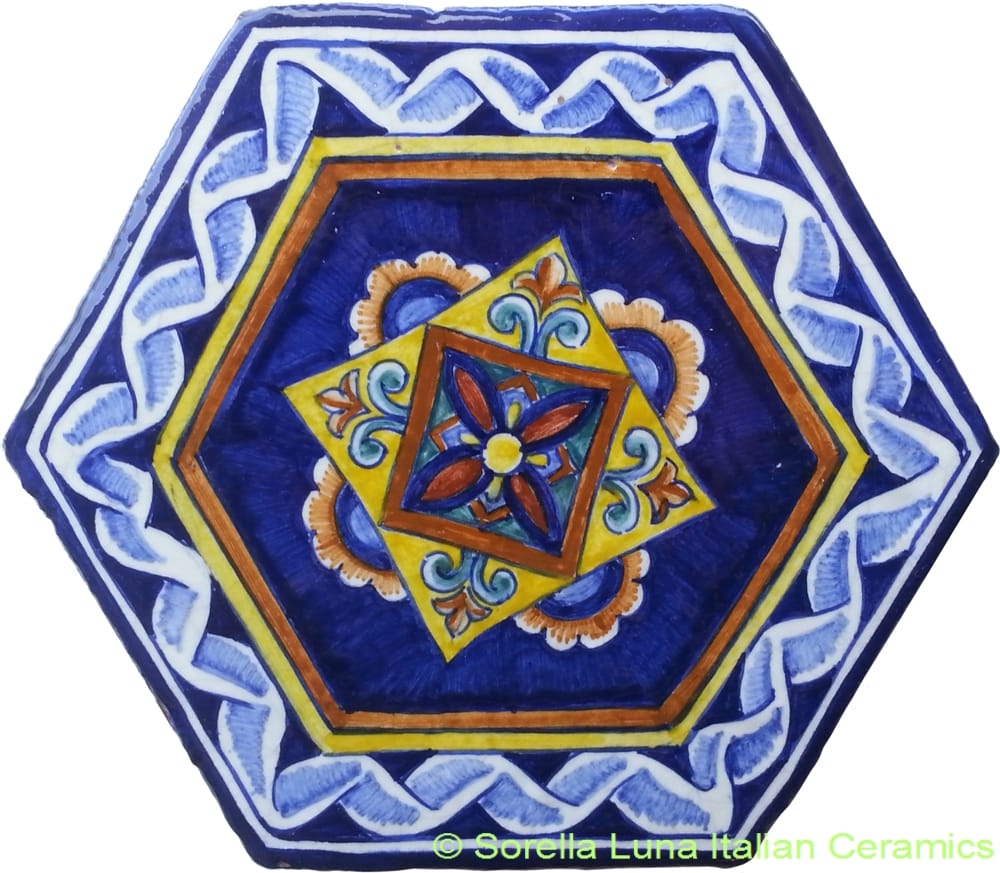 Tile Bologna Hexagonal Geometrico