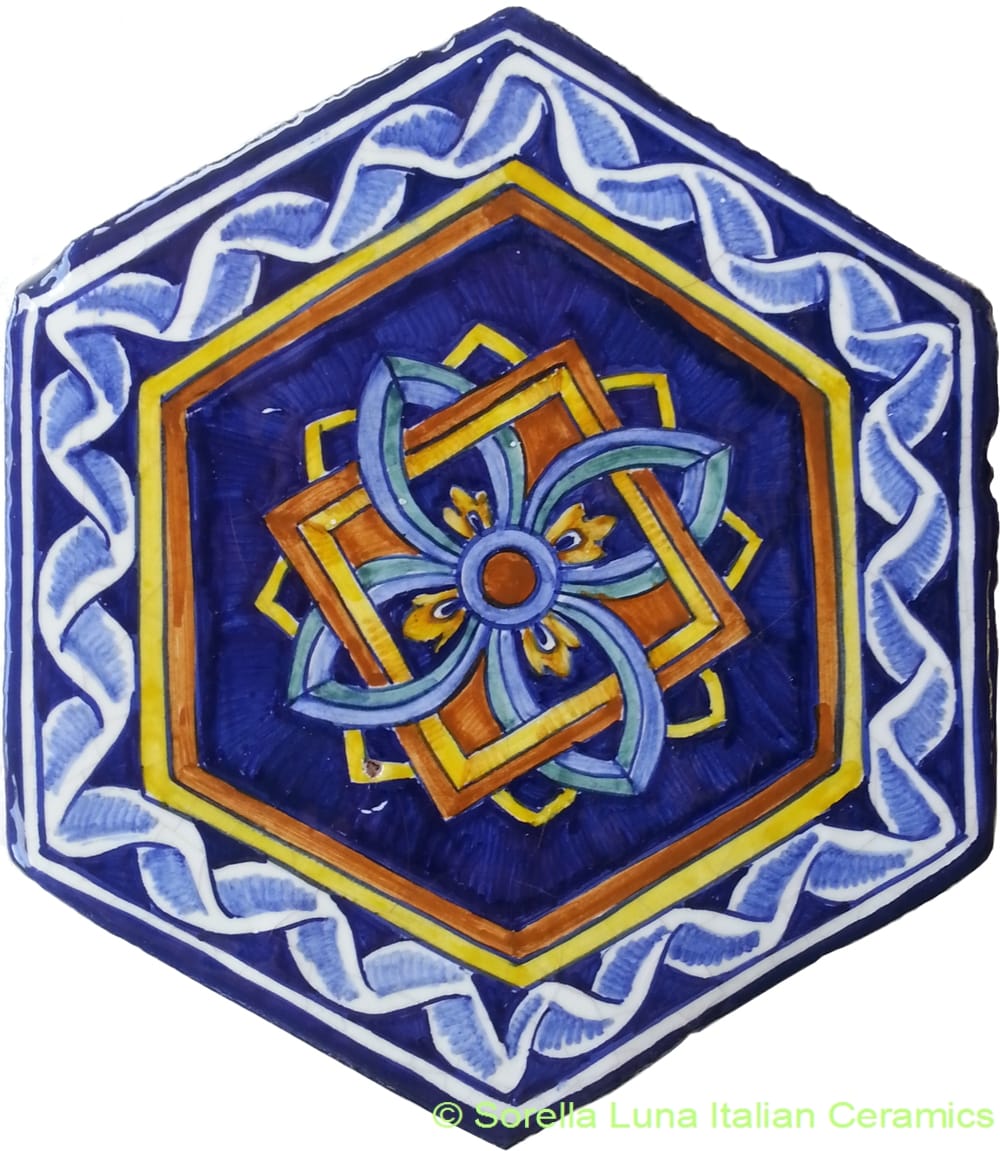Tile Bologna Hexagonal Geometrico