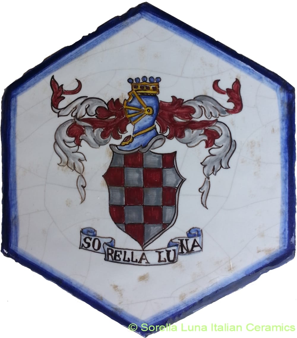 Tile Bologna Hexagonal Stemmi