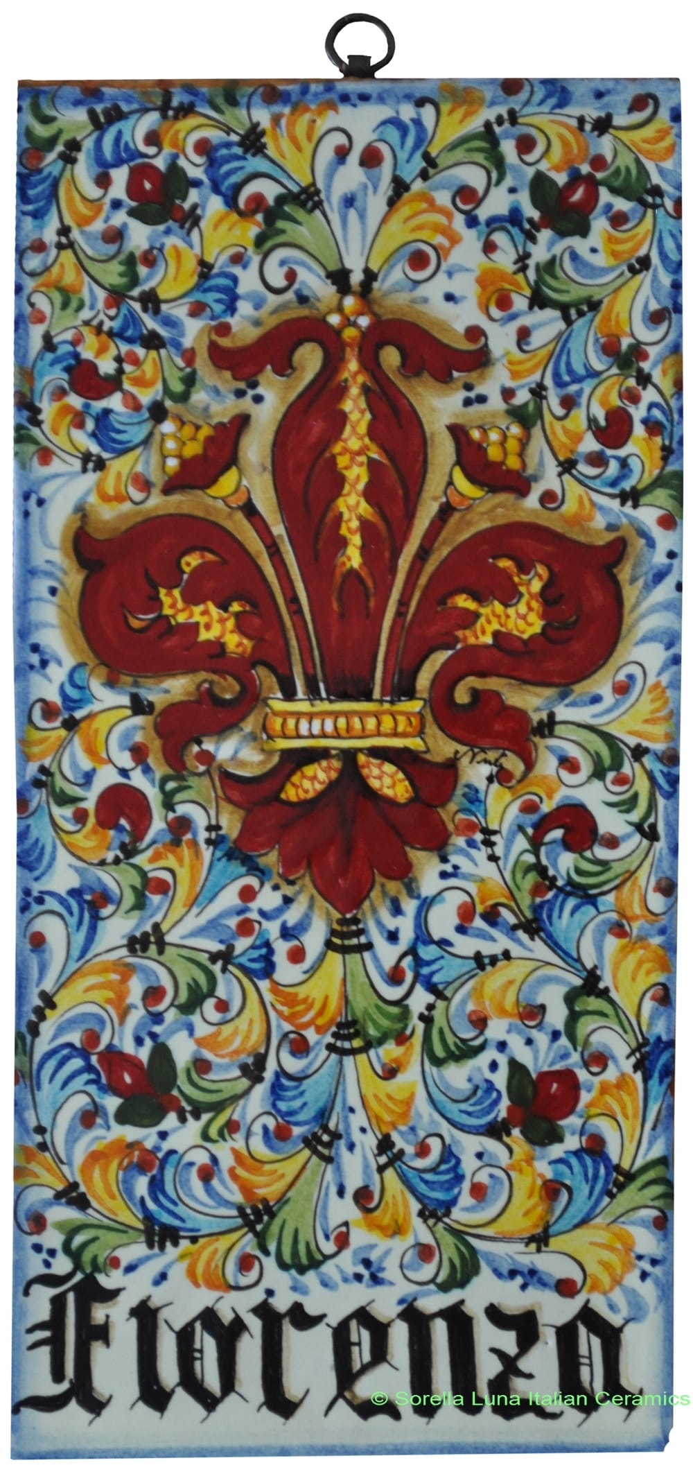 Tile Giglio Hanging Tile - Lily (Thick)