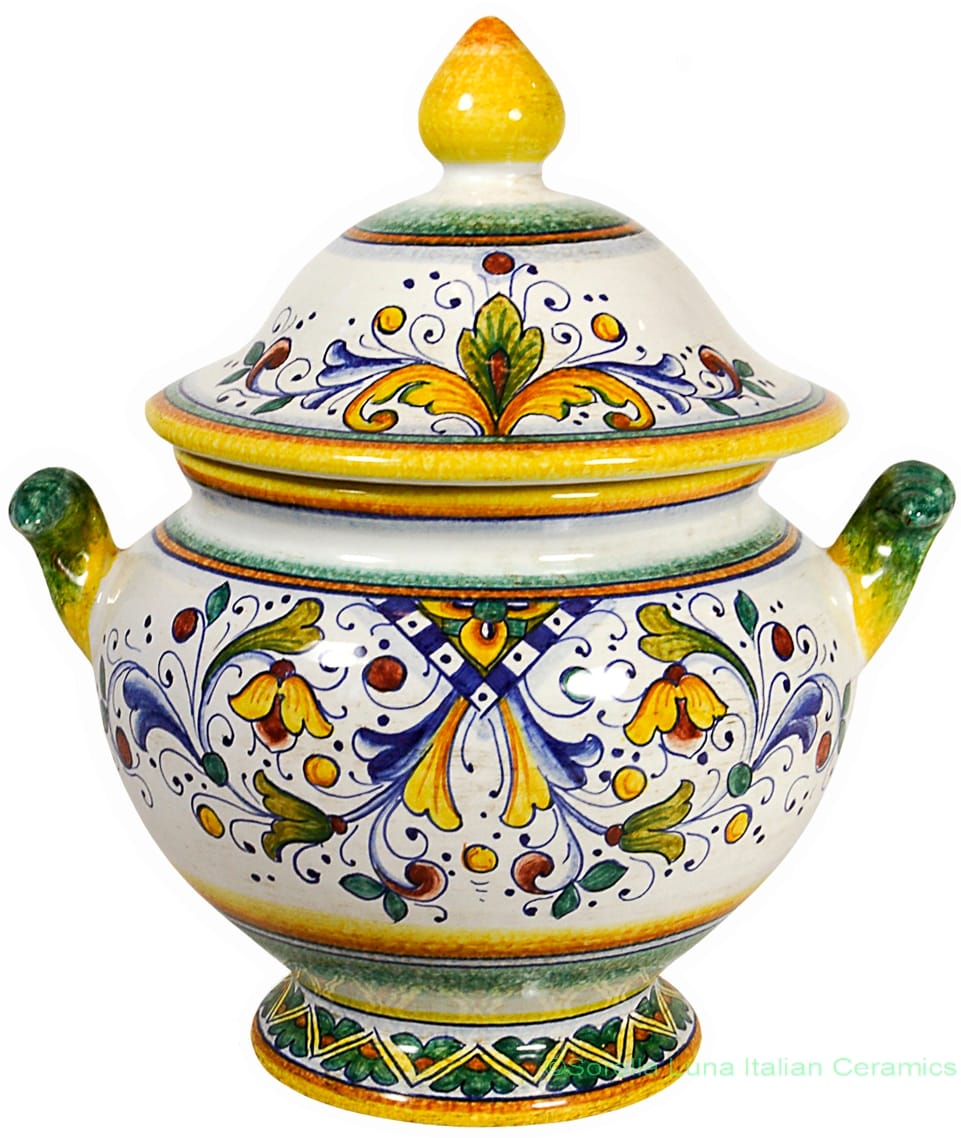 Deruta Italian Rinascimento Tureen/Urn