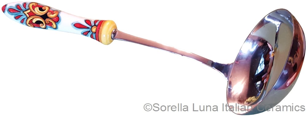Deruta Italian Soup Ladel - Tramonto