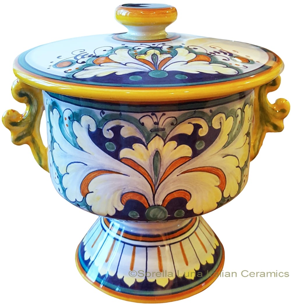 Urn - Pisside with Handles - Decoro 198