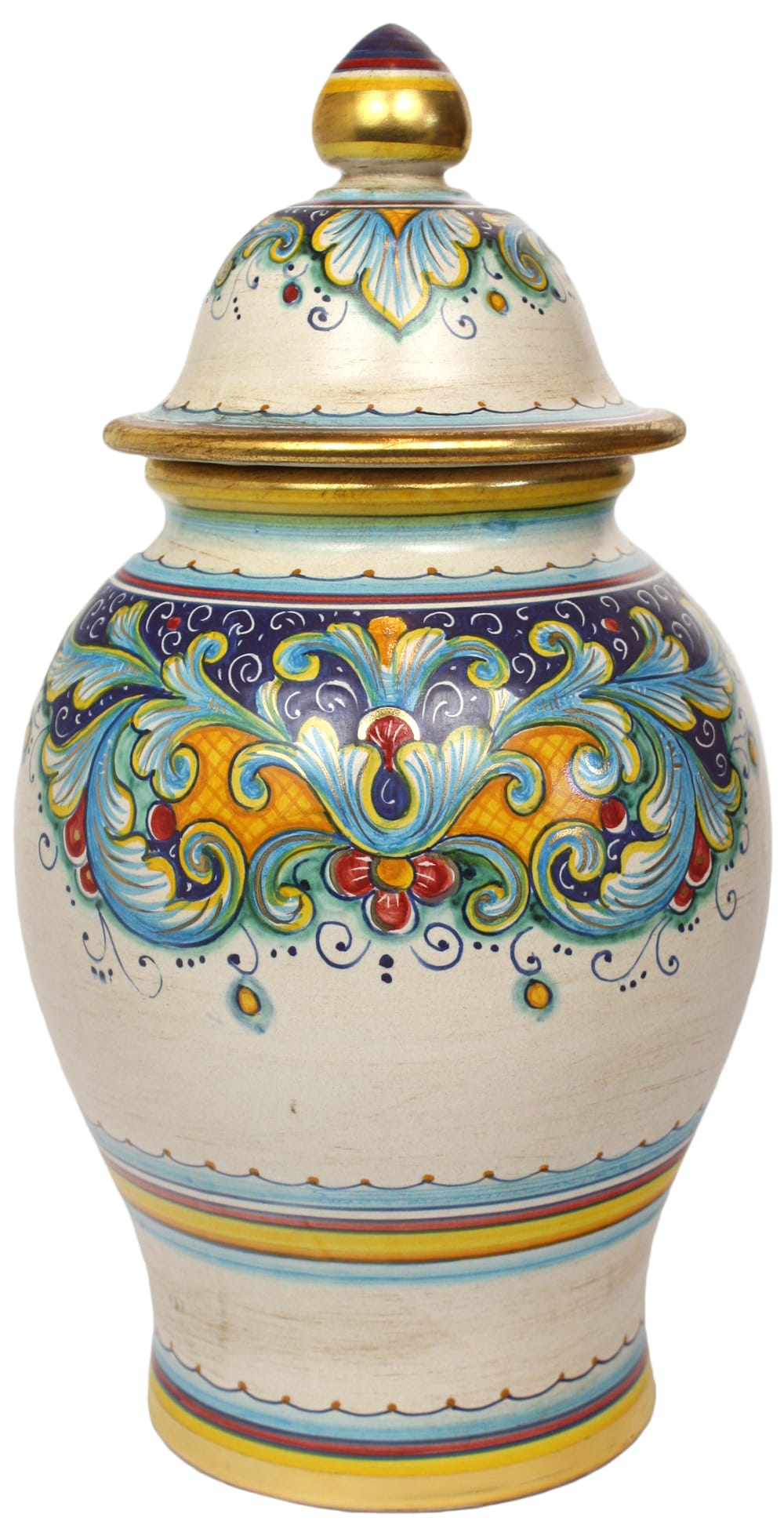 Italian Ceramic Centerpiece Urn - DR ORO