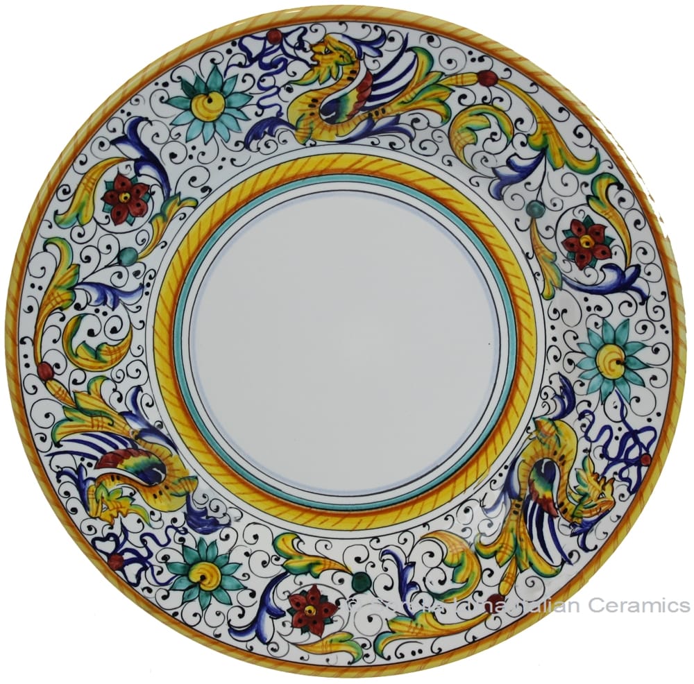 Deruta Italian Salad Plate - Raffaellesco