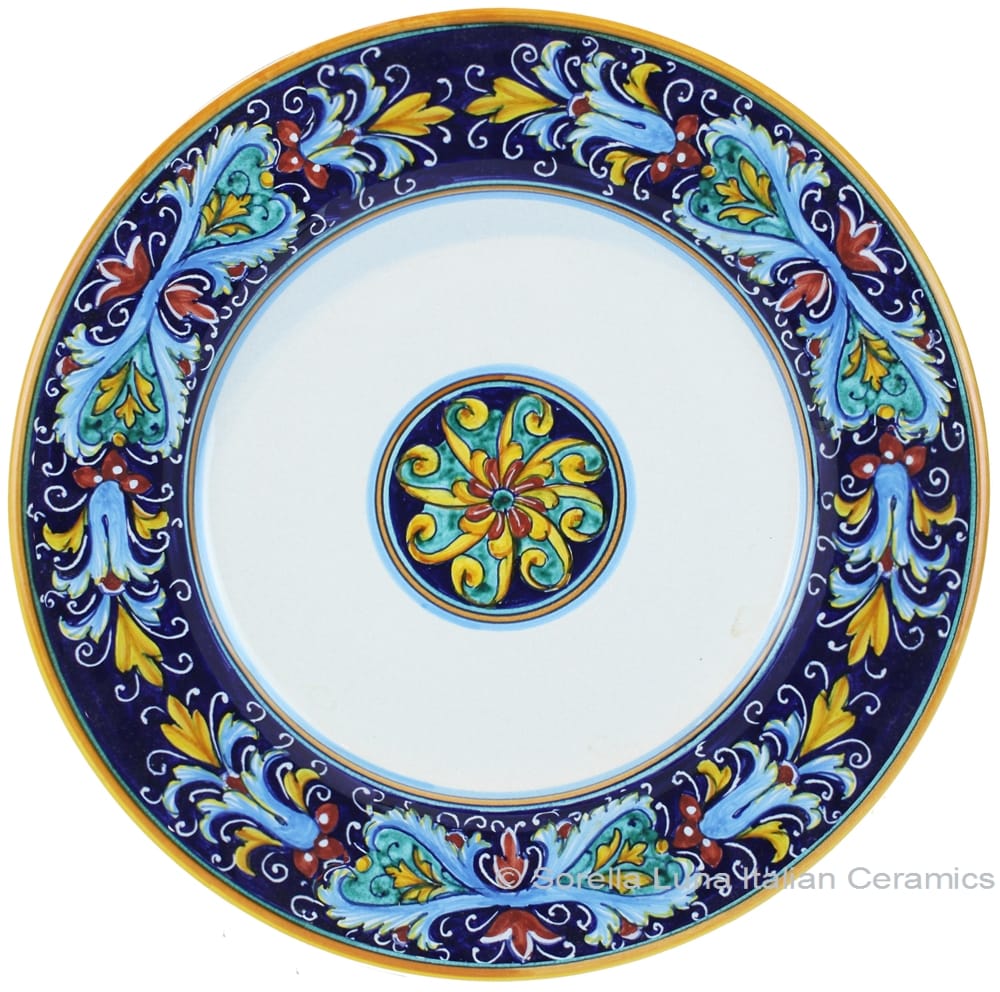Deruta Italian Salad Plate - Ricco Vario 4
