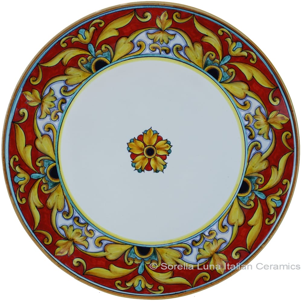 Deruta Italian Charger Plate - Brocatto