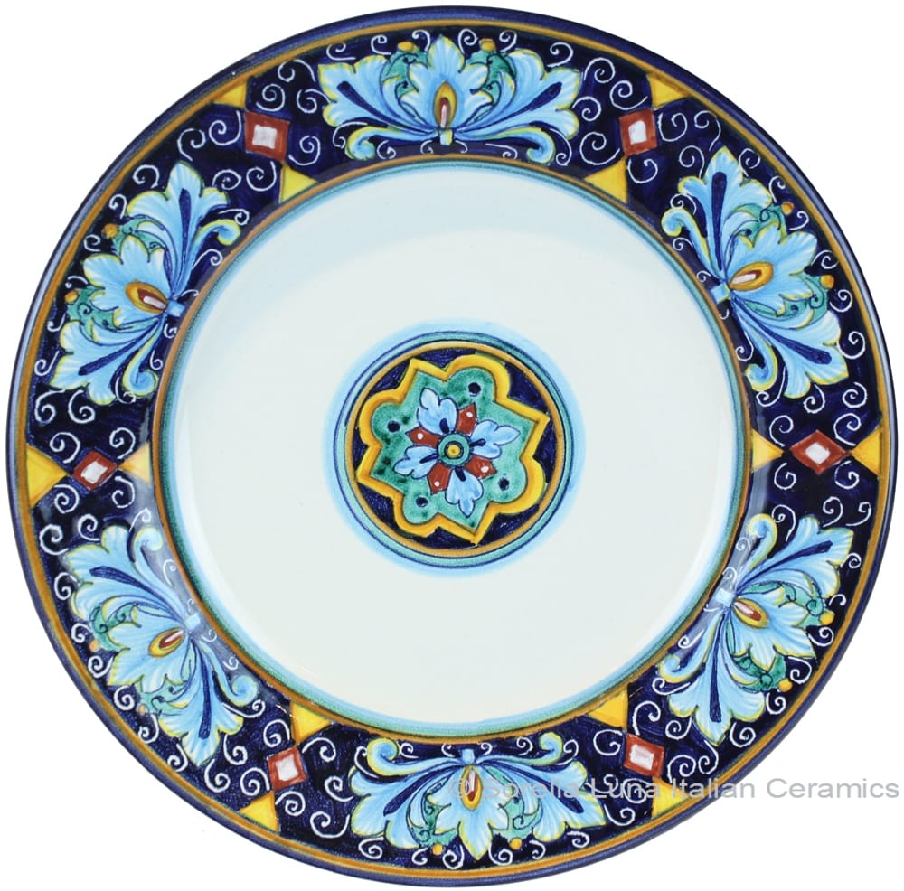 Deruta Italian Charger Plate - Ricco Vario 7