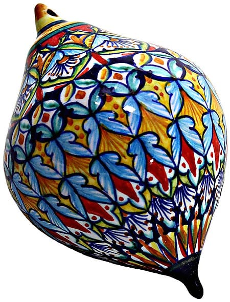 Ceramic Majolica Christmas Ornament Deruta Ricco 2 OV11
