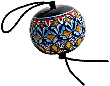 Ceramic Majolica Christmas Ornament Deruta Ricco F1 6cm