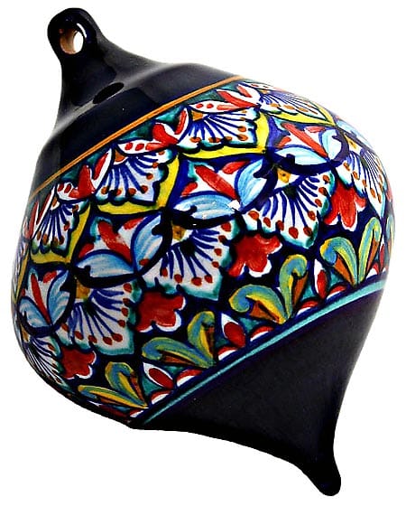Ceramic Majolica Christmas Ornament Deruta Ricco F1 OV8