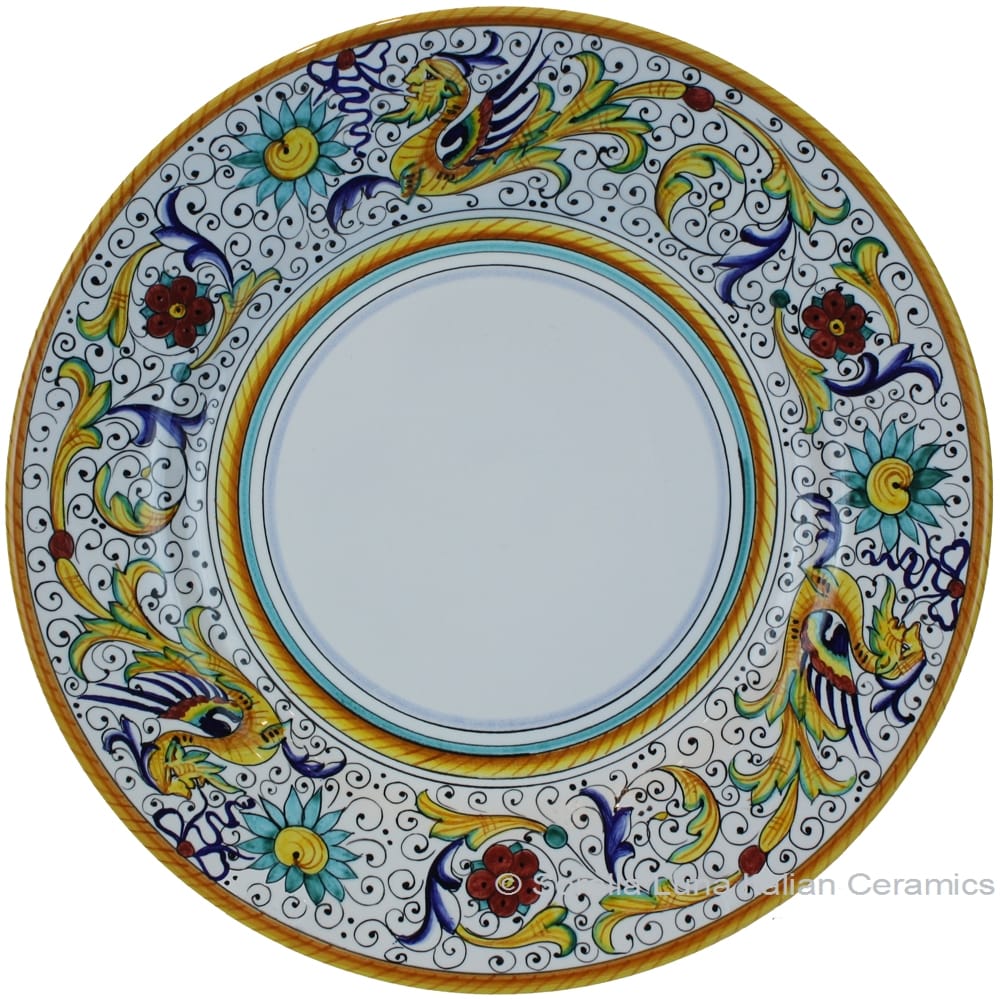 Deruta Italian Dinner Plate - Raffaellesco